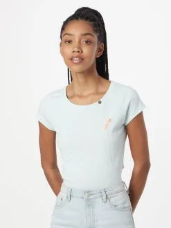 Ragwear T-shirts Shirt Dames Pastelblauw -Aanbiedingen Ragwear Winkel c953959127bee0d3b31f42ffa816b9c1