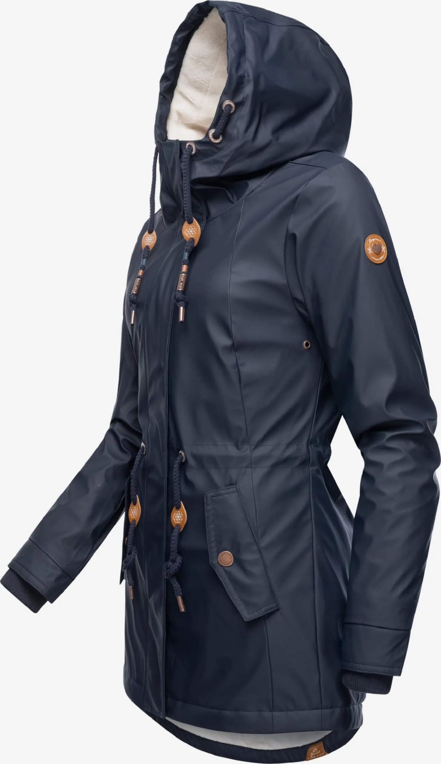 Ragwear Outdoor Jassen Functionele Jas Monadis Rainy Dames Navy 3 Ragwear Outdoor Jassen Functionele Jas Monadis Rainy Dames Navy - Afbeelding 3