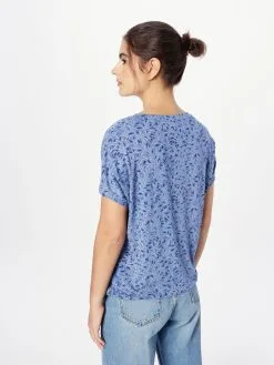 Ragwear T-shirts Shirt PECORI Dames Indigo / Lichtblauw -Aanbiedingen Ragwear Winkel cf15578fea46fe2072589010759387f0