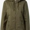 Ragwear Tussenjassen Tussenjas Dames Olijfgroen