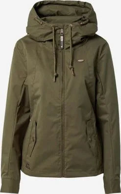 Ragwear Tussenjassen Tussenjas Dames Olijfgroen