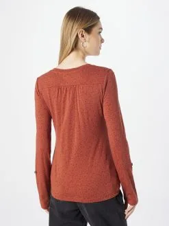 Ragwear Longsleeves Shirt Dames Roestbruin -Aanbiedingen Ragwear Winkel d1987f02e74dfb989744b44b296f4064