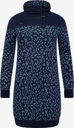Mini Jurken Jurk CHLOE Dames Navy / Lichtblauw