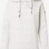Ragwear Hoodies Sweatshirt GRIPY Dames Wit Gemêleerd