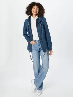 Ragwear Parkas Tussenparka DANKA Dames Blauw -Aanbiedingen Ragwear Winkel d685fbf1851d577fbd46016614bbad05