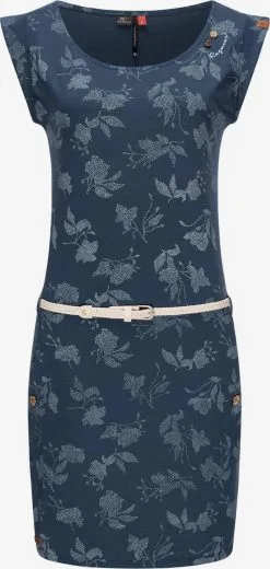 Ragwear Mini Jurken Jurk Dames Lichtblauw / Donkerblauw