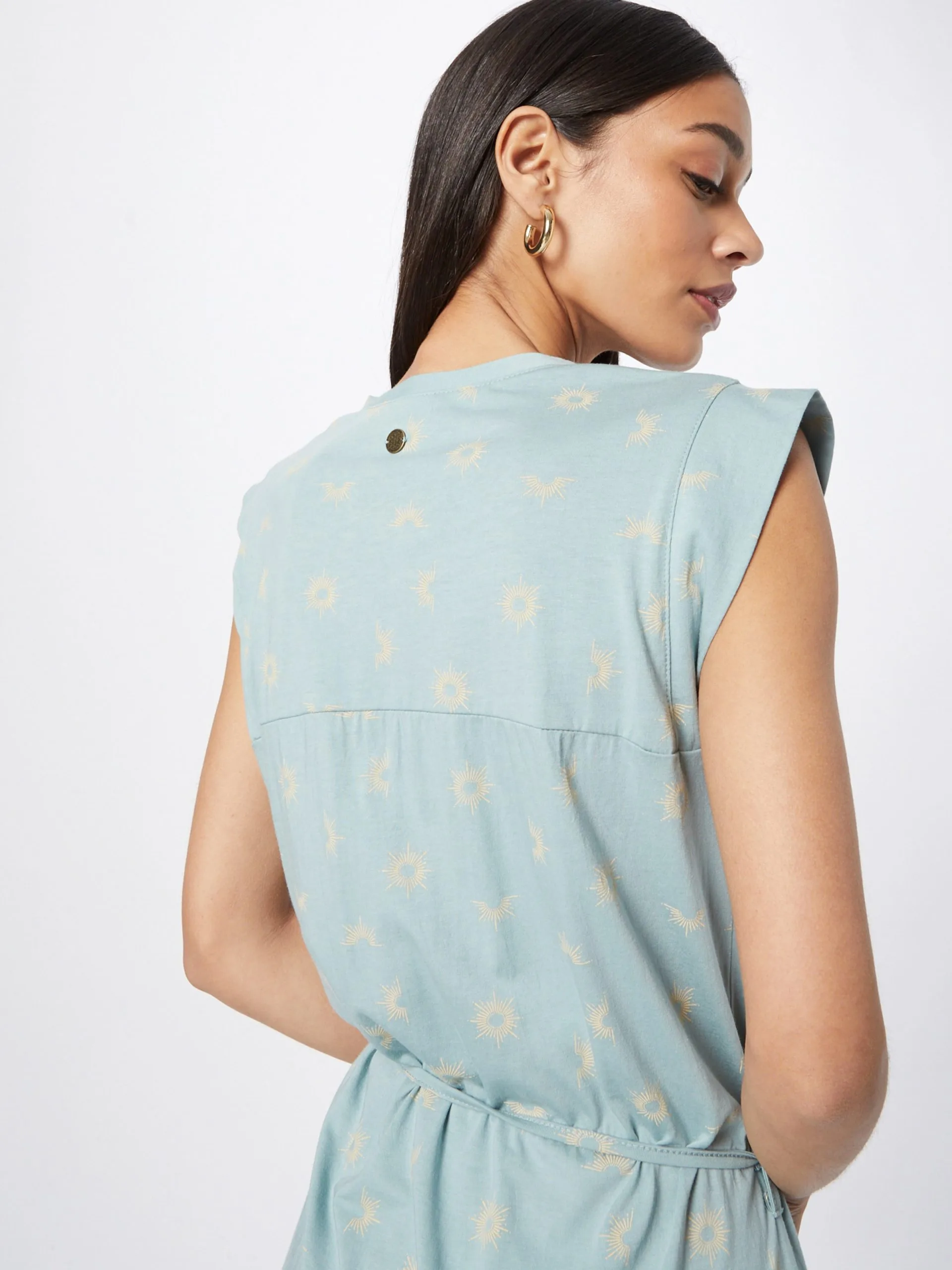 Ragwear Jerseyjurken Jurk ZOFKA Dames Lichtblauw 2 Ragwear Jerseyjurken Jurk ZOFKA Dames Lichtblauw - Afbeelding 2