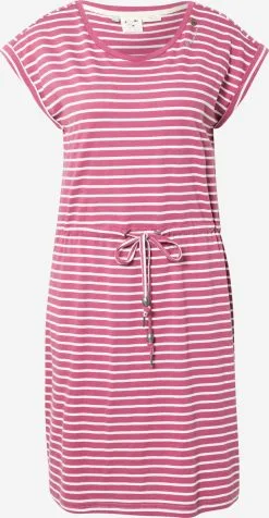 Ragwear Jerseyjurken Jurk MALLORY Dames Framboos