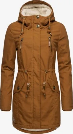 Ragwear Parkas Winterparka Elsie Dames Bruin -Aanbiedingen Ragwear Winkel df4666115bc3b12c06c57c24f206bb11