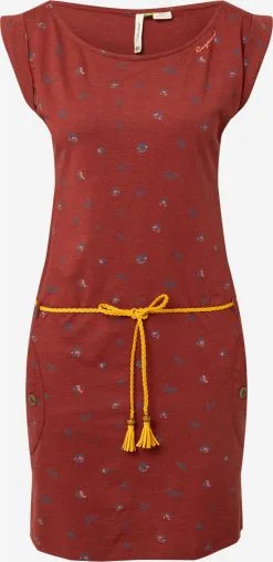 Ragwear Zomerjurken Zomerjurk Tag Dames Roestbruin