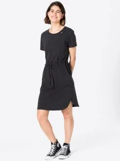 Ragwear Jerseyjurken Jurk ATHEENA Dames Antraciet -Aanbiedingen Ragwear Winkel e159e59063fb0cf432b8df84e21cb96d