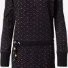 Ragwear Jerseyjurken Jurk ALEXA Dames Zwart
