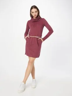 Ragwear Mini Jurken Jurk LAURRA Dames Wijnrood -Aanbiedingen Ragwear Winkel e382f9579a93b439faa8cc2b09e388b1