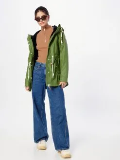 Ragwear Parkas Tussenparka MONADIS RAINY Dames Groen -Aanbiedingen Ragwear Winkel e52b19ab35304d5b9573f81aa9e66737