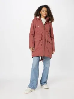 Ragwear Parkas Tussenparka CRESCEND Dames Watermeloen Rood -Aanbiedingen Ragwear Winkel e58101f39ad58fce3c0f8db6457e4526