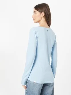 Ragwear Longsleeves Shirt FLORAH Dames Pastelblauw -Aanbiedingen Ragwear Winkel e89025765bcdc04075f8878bd8e50cbe