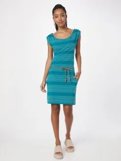 Ragwear Jerseyjurken Jurk CHEGO Dames Lichtblauw / Donkerblauw -Aanbiedingen Ragwear Winkel e8d62fe6b1a77ab43fb537c274697166