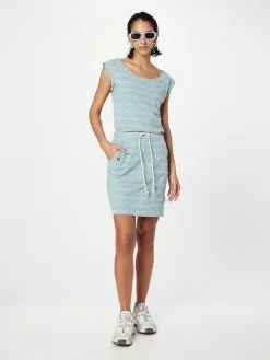 Ragwear Jerseyjurken Jurk TAGG Dames Blauw / Aqua -Aanbiedingen Ragwear Winkel eb16a4f1cf565a8ac073ae888726d2ac