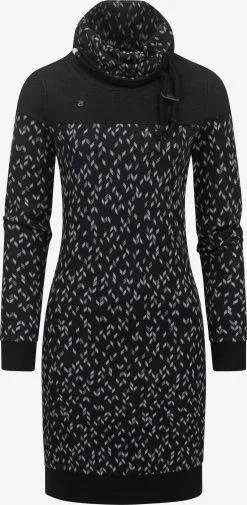 Ragwear Mini Jurken Jurk Chloe Dames Zwart