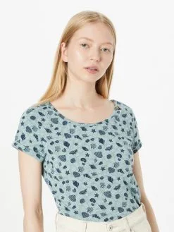 Ragwear T-shirts Shirt Dames Marine / Aqua -Aanbiedingen Ragwear Winkel ee30f19ee0c1d6854fdb268267d2cb71