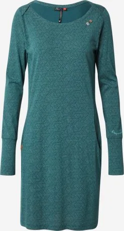 Ragwear Mini Jurken Jurk RIVER Dames Petrol