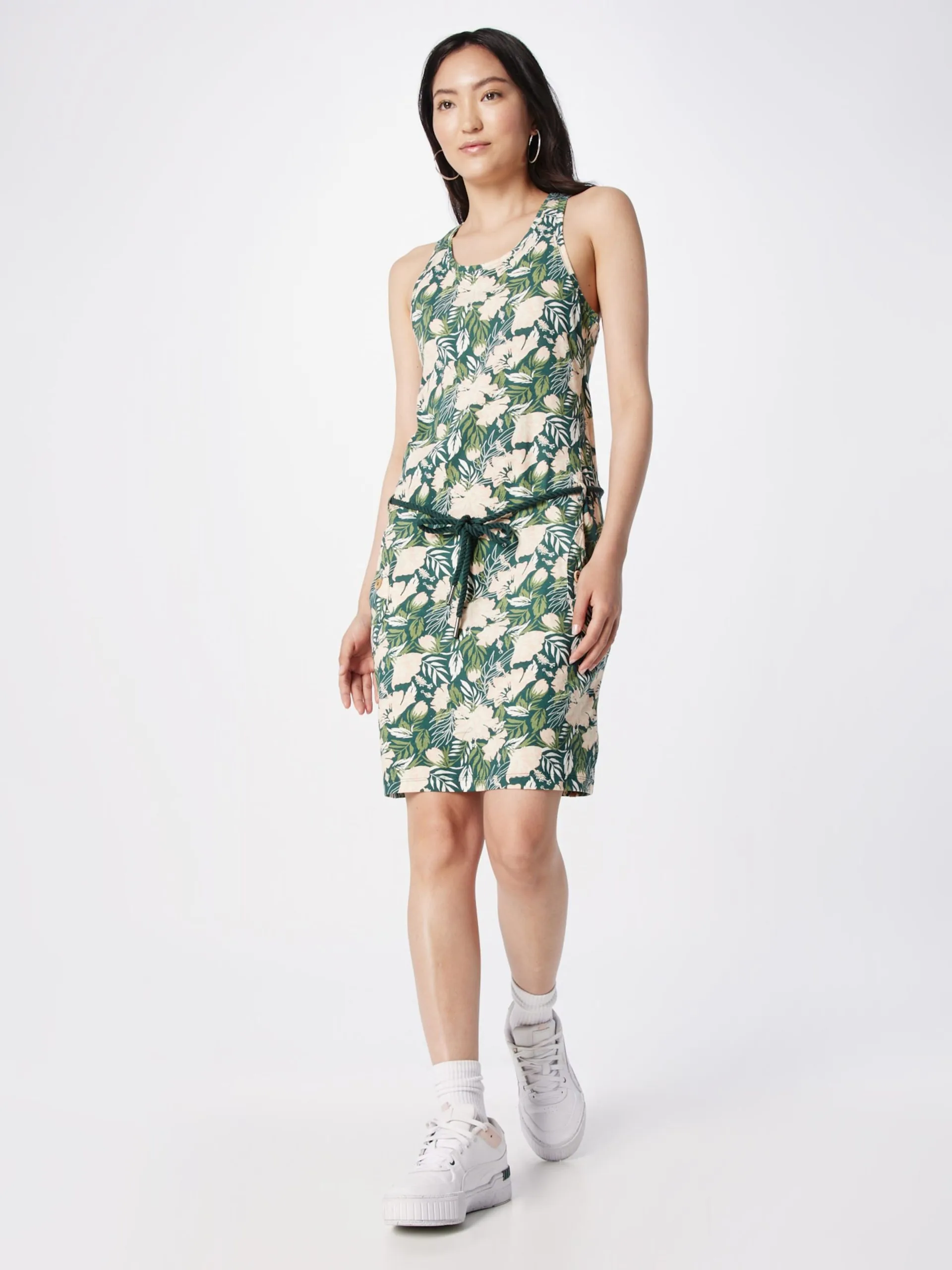 Ragwear Jerseyjurken Jurk KESY Dames Lichtgroen / Donkergroen 3 Ragwear Jerseyjurken Jurk KESY Dames Lichtgroen / Donkergroen - Afbeelding 3