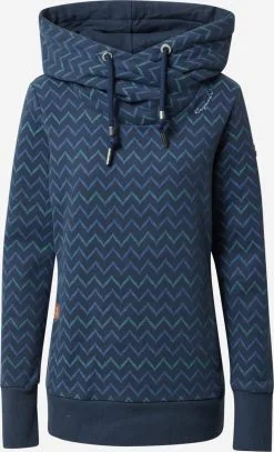 Ragwear Hoodies Sweatshirt GRIPY Dames Blauw / Donkerblauw