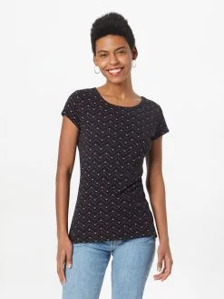 Ragwear T-shirts Shirt Dames Zwart -Aanbiedingen Ragwear Winkel fd26ef2bf241a66d35467287ec310e55